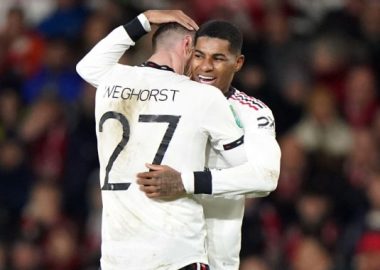 Manchester United put one foot in EFL Cup final with three-goal win at Nottingham Forest