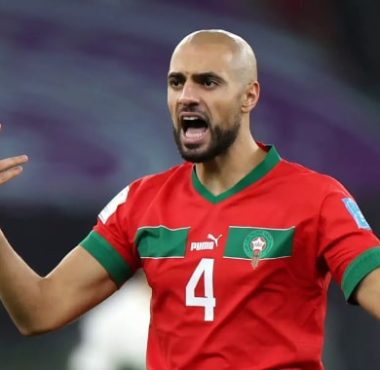 Sofyan Amrabat from Manchester United withdraws from the Morocco squad due to an injury.